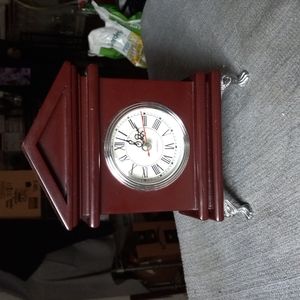 Mahogany finish wooden Arch Clock.